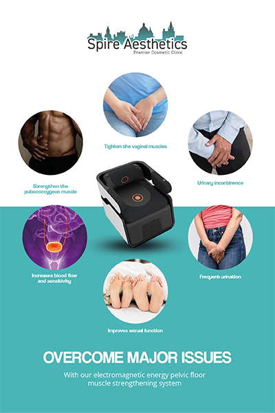 Image of EMS chair to treat Urine leakage Kingshurst from Spire Aesthetics
