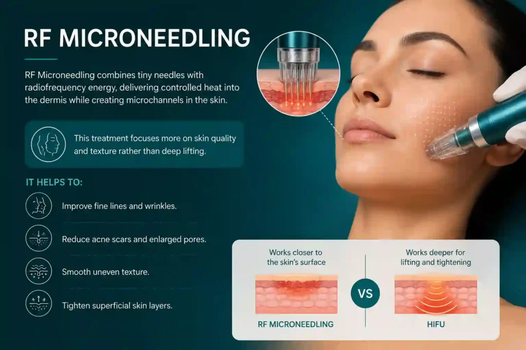 What Does RF Microneedling Do That HIFU Alone Cannot Kingshurst